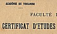 Certificat d'études 11 juillet 1929